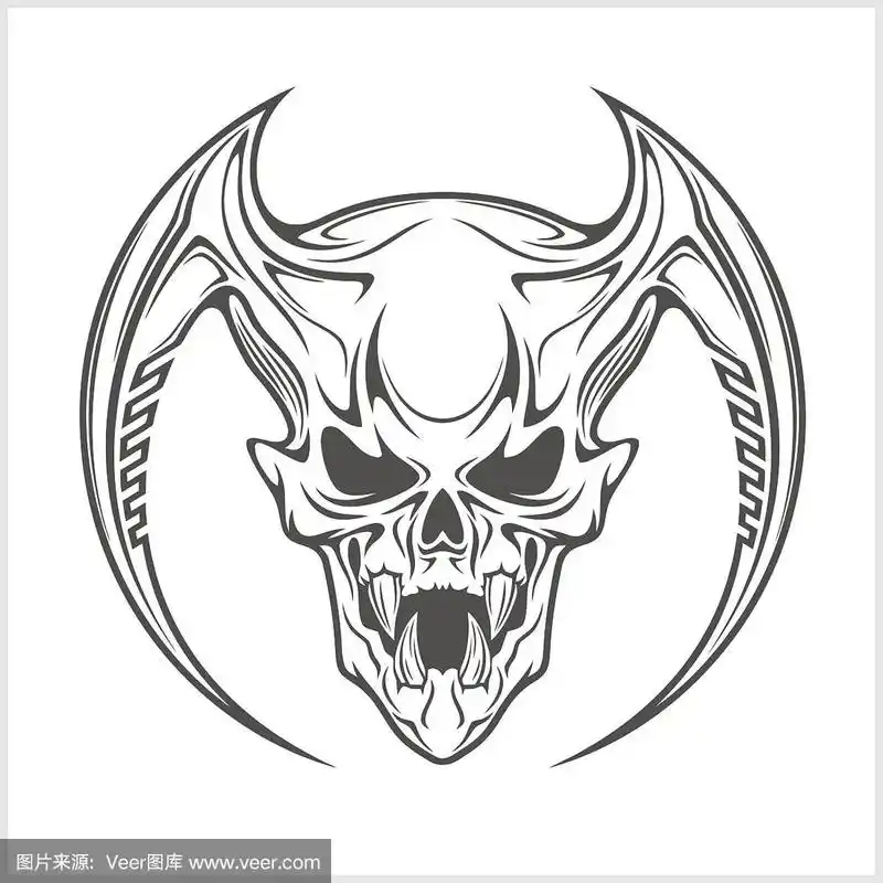 白色的恶魔骷髅