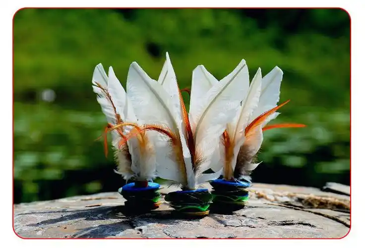 贝千昀康毽子比赛专用训练成人健身大白毽子儿童小学生幼儿园耐踢鸡毛