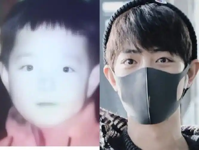 肖战童年照小合集奶萌可爱的战战儿童节快乐啊#肖战#@x玖少年团肖战