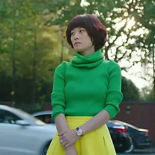 我的前半生马伊琍罗子君同款毛衣女堆堆高领长袖套头修身针织衫女