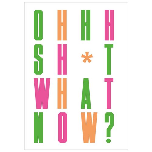 预订英文原版 oh sh*t what now 该死现在该做什么 给新平面设计师的