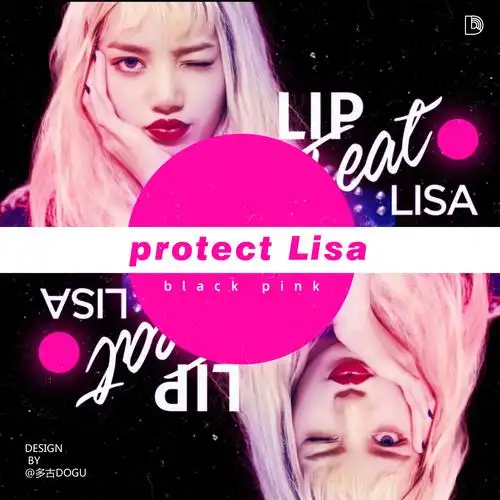 多古365天海报设计之lisa应援海报九宫格附教程链接