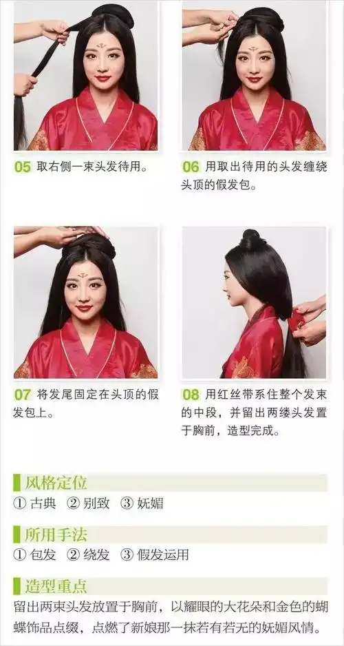 汉代新娘造型│醉红颜