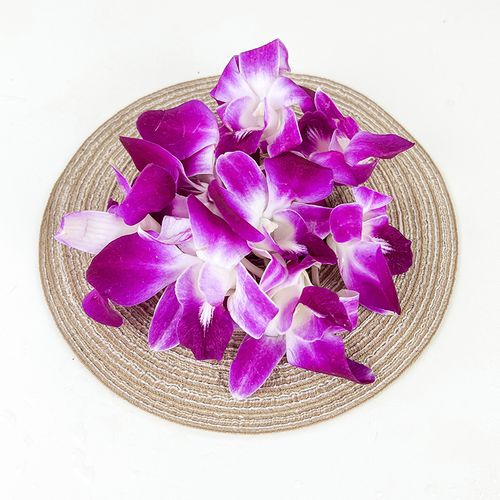 兰花新鲜饭店鲜花装饰摆盘点缀西餐酒店火锅其它