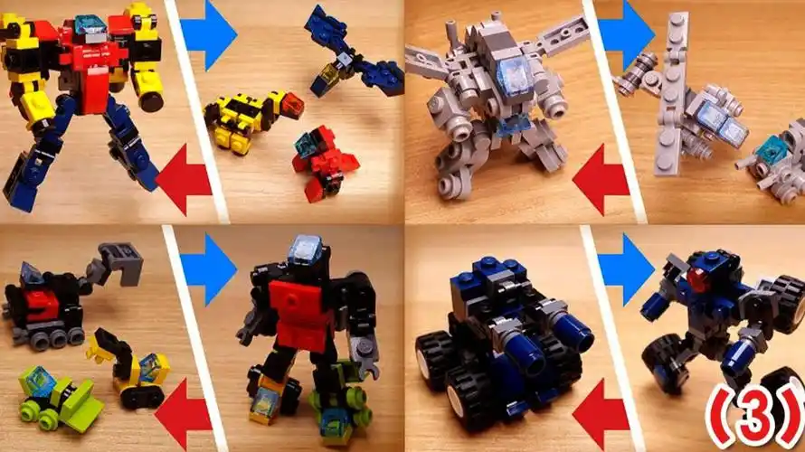 56个乐高迷你机器人,创意定格动画(三)