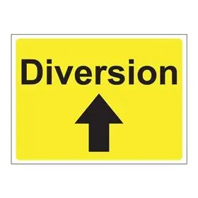 temporary traffic signs