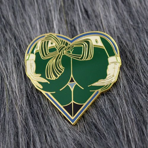 我的英雄学院周边金属胸针恶搞漫画蛙吹梅雨二次性感绅士小徽章