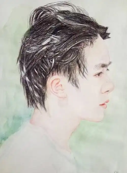 厉害了我的鹤!粉丝手绘版的易烊千玺