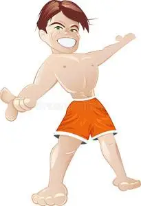 孩子们拿着购物袋可爱的小男孩在沙滩上奔跑奔跑的男孩们玩牌强壮的小