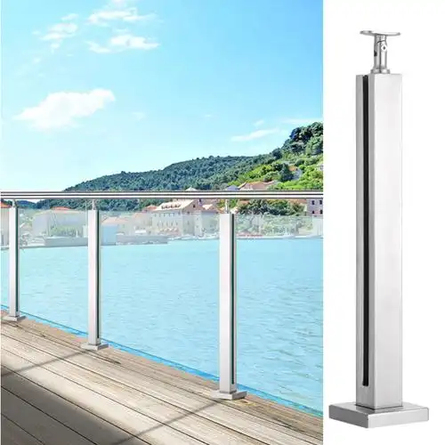 室内外楼梯扶手护栏不锈钢阳台玻璃栏杆户外自装围栏简约家用