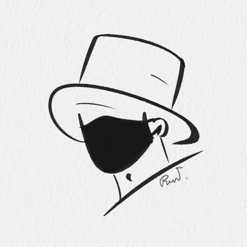 16 依旧很酷的线条感头像 提供黑白两个版本 	 喜欢可私信取原图