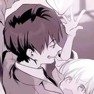 一人一半可人卡通恋人微信头像