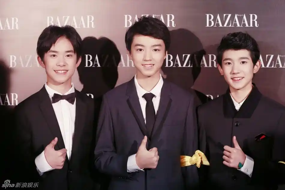 组图:tfboys帅气亮相芭莎之夜 为慈善而战_高清图集_新浪网