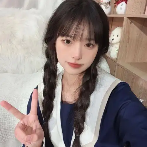 假发女长发麻花辫减龄双马尾甜美可爱漫画刘海lolita网红同款头套