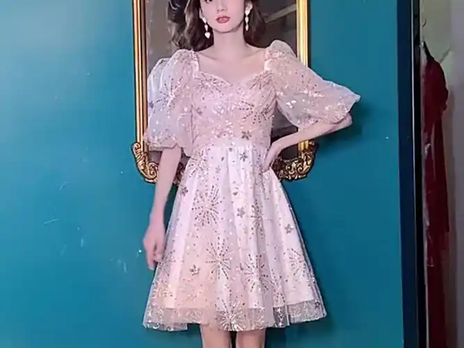 高端法式晚礼服裙女气质宴会轻奢众高级感小个子生日聚会成人礼