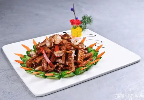 高清美食图片欣赏——茶树菇做的佐酒菜品02