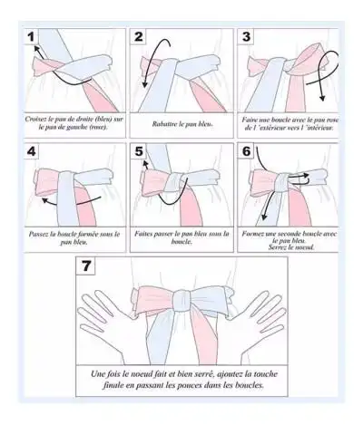 鲜花蝴蝶结打法