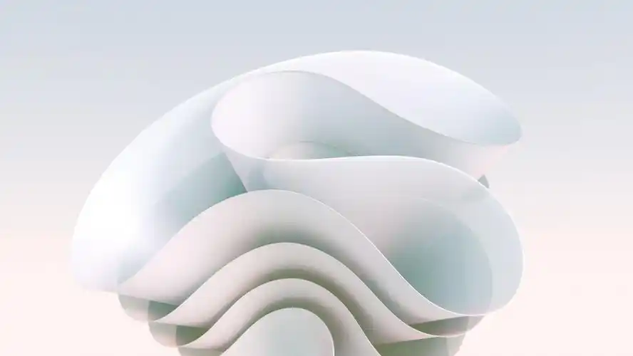 彩色,碗状,极简主义,白色简单背景清爽5k壁纸