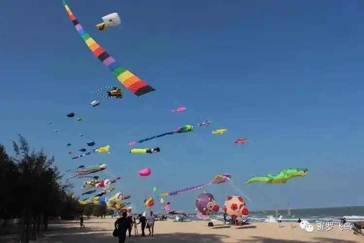 泰国华欣超级梦幻的国际风筝节 英雄满天飞