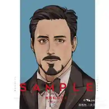 我tony starkoc欧美风欧美头像同人绘画作品