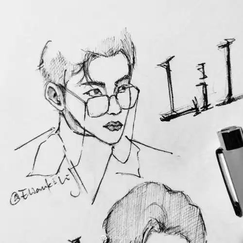 小鬼王琳凯超话0969♂15#小鬼巡回演唱会#速写本上的小鬼鬼 2.