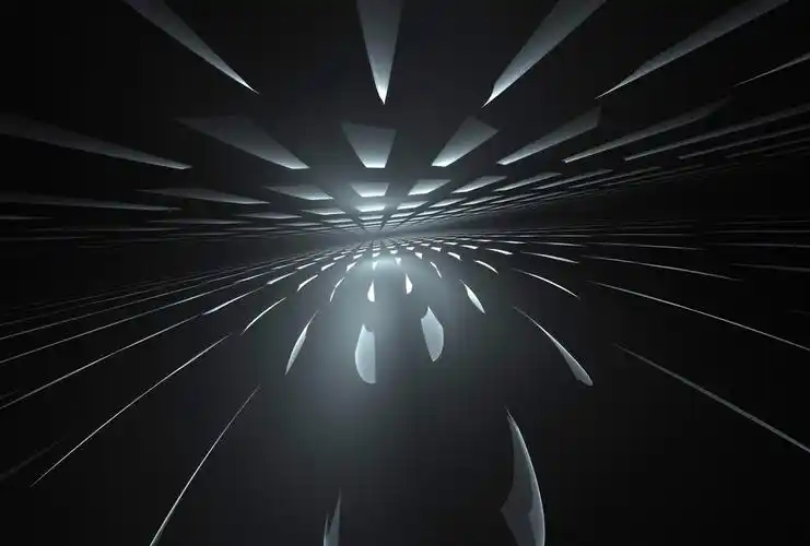 黑色立体3d立体空间背景高清图