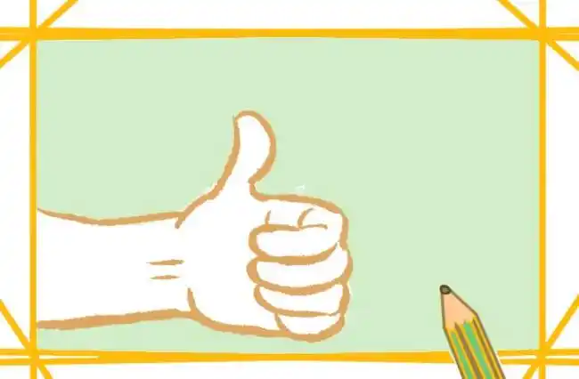 本子封面点赞简笔画