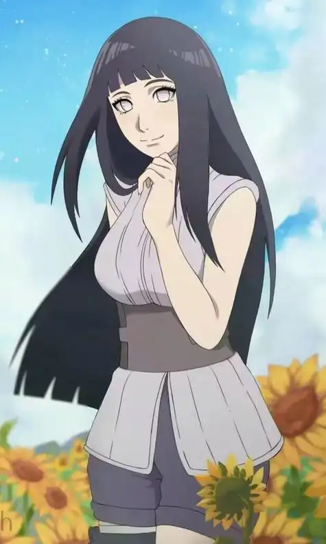 画了一张雏田! 这里引用了向日.