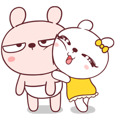 冷兔宝宝恋爱篇微信表情|动漫|网络表情|冷兔同学 - 原创作品 - 站酷