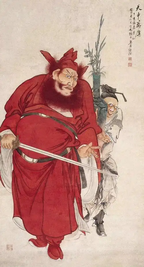 【历代名家画人物画钟馗敬赏】    端午节有很多民俗,其中有端午挂