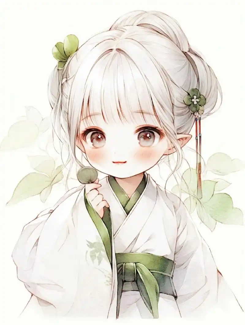 q版古风女生头像