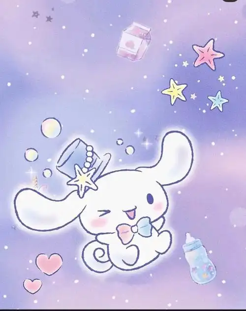 少女心三丽鸥可爱梦幻紫色壁纸