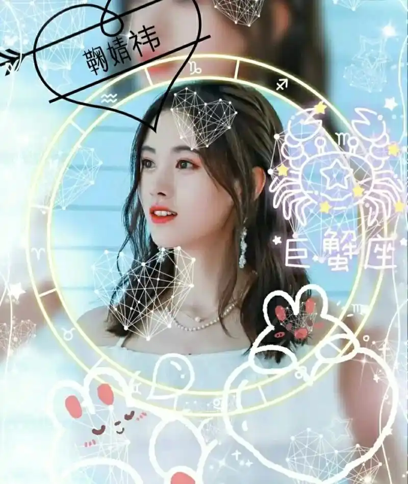 十二星座绝美头像#十二星座鞠婧祎头像
