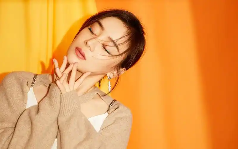 袁姗姗时尚养眼写真桌面壁纸