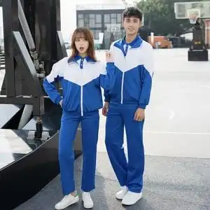 80后怀旧校服中学校服套装长短袖男女同款春秋情侣写真拍照