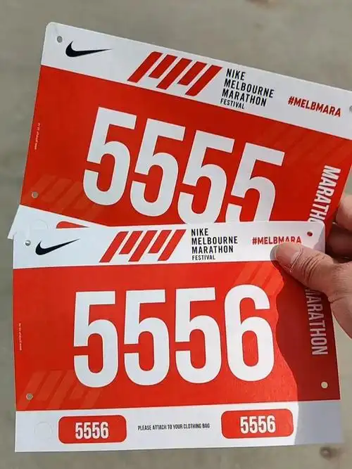 晒号码牌啦墨尔本马拉松靓号一览