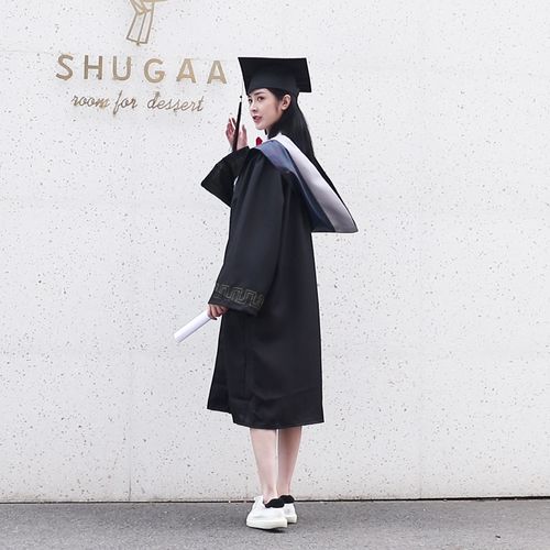 学士大学生毕业礼服硕士博士导师服学士学位服文学生校服