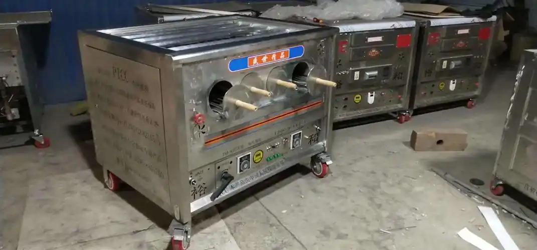 10分钟提温到200℃,炉头质保 写美篇电气两用烧饼炉火烧烤炉,燃气自动