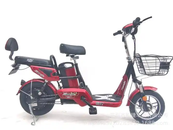 14寸松捷牌7号锂电自行车,48v10ah锂电池,无刷电机