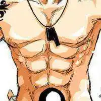 八块腹肌动漫男头像冷酷版点击鼠标右键下载