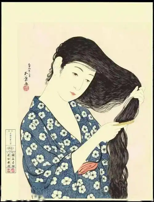 日本浮世绘美女图的历史演变