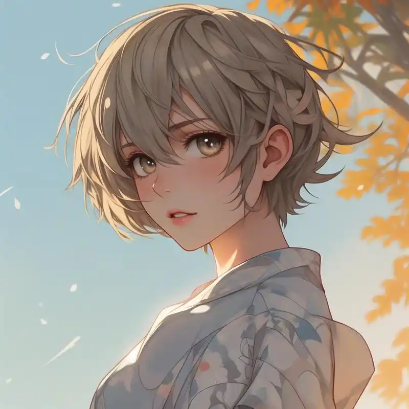 98短发女生的阳光头像集92 探索一组短发女生的阳光头像,每一张都