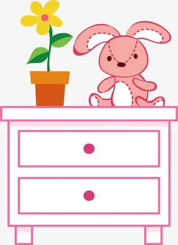 关键词 : 矢量,卡通,柜子,小熊,玩具,花盆