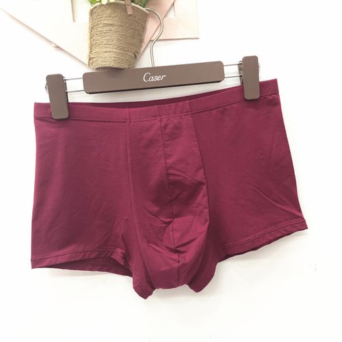 凯撒caser内衣正品男士内裤长绒棉平角裤四角裤头青年春夏ah03970