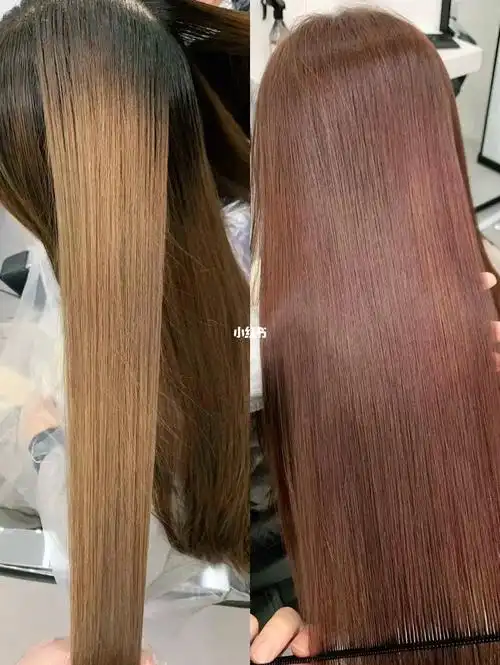 粉棕色75网红发色75超级减龄元气满满的一款