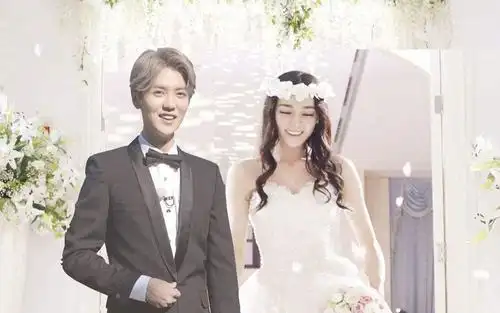 鹿晗是不是和迪丽热巴结婚了_发型图片