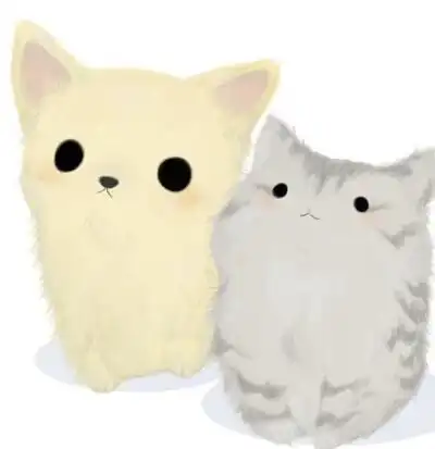 大眼瞪小眼的图片