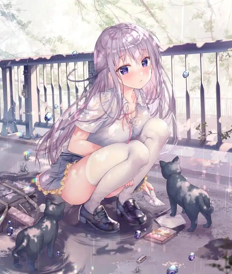 动漫美少女.图片来源于网络,侵删,无任何不良引导#送你一张壁 - 抖音