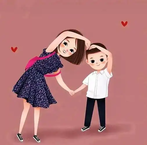 亲子头像幸福快乐的一家人