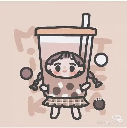 可爱的吃货女孩头像